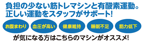 |コンビニフィットネス碧南｜運動不足・肩こり・腰痛・メタボ解消に最適なアットホームなフィットネスジム｜